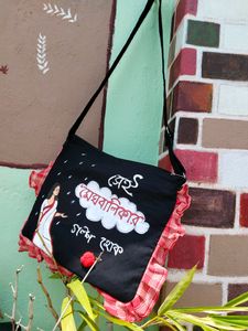 Handpainted Canvas Bag