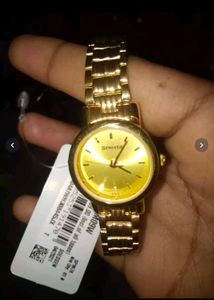 Sonata Golden Watch