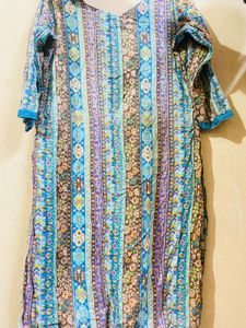 Floral Print Kurta