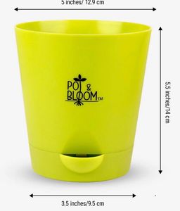 Brand New 4 Piece 5 Inch Self Watering Pot