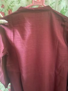 Elegant Maroon Kurta Set