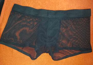 Men&#39;s Mesh Boxer Briefs With Bulge Pouch