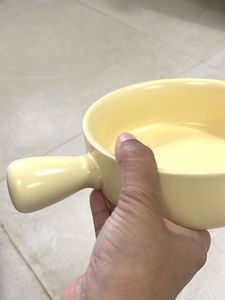 Meadow Ceramic Bowl with Handle - Matte Finish