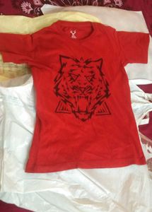 Red Tiger Graphic Tee