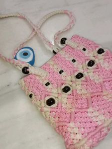 Elegant Crochet Handbag