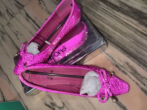 Pink redium short heel