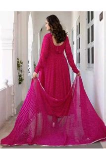 Pink Printed Kurta Set