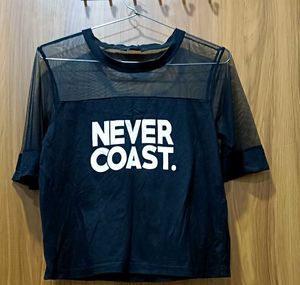 Never Coast Mesh Top