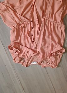 Beautiful Peach Colour Top,