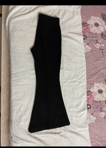 Black Bell Bottom Jeggings