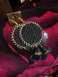 Stylish Black Dangle Earrings