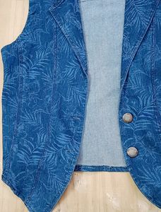 🎉Sale 🎉Denim Jacket For Women With Floral Design