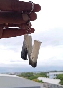 Letter  Resin Keychain
