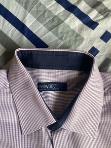 Network Formal Full Sleeve Shirt - Lavender
