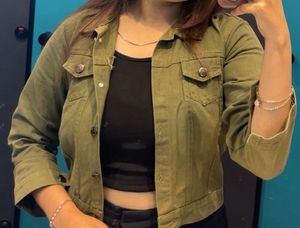 Green Denim Jacket