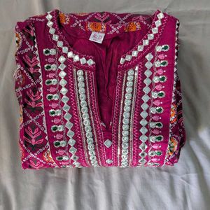 Pink Ethnic Kurta