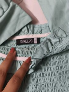 Pastel Green Korean Inspired Top