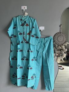 Umbrella Print Kurta Set