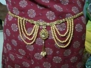 Pearl &amp; Gold Headpiece
