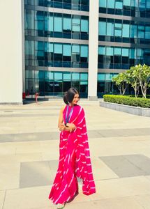 Elegant Pink Saree