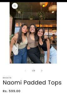 Brown Ribbed Tank Top