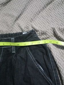 Wide Leg Black Jeans