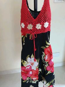 Floral Crochet Sundress