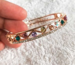 Rose Gold Stone Bracelet