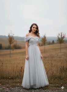 Elegant Off-Shoulder Gown