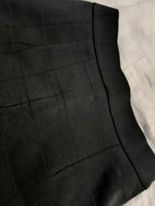 Pleated black Mini Skirt