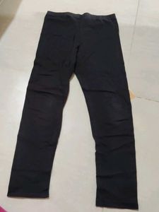 Regular Black Leggings For Girl