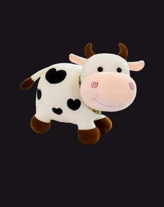 Cute Cow Plush in Basket