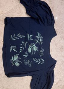 Bombay Paisley Puff Sleeve Top – Size S