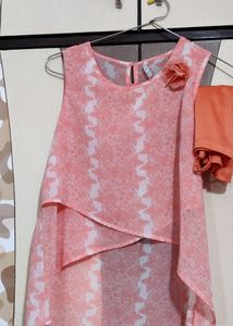 Peach Cutsy Top