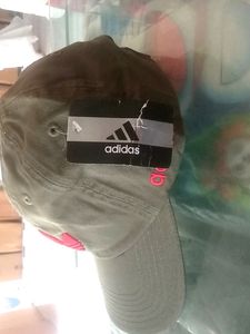 Green Colour Cap With Thread Embroidery Best Ca