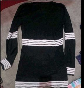 Black Embroidered Kaftan