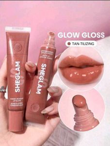 SHEGLAM Power Bouquet Lip Gloss -Tan-Tilizing