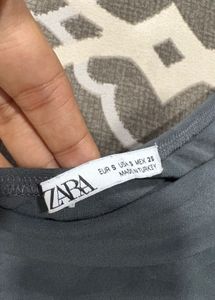 Zara Grey Tube Top