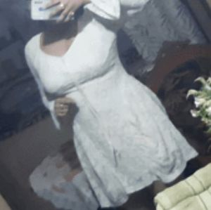 SAVANA coquette bell sleeves mini Dress