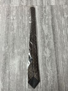 Brown Polka Dot Necktie