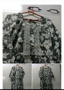 Floral Print Kurta Set
