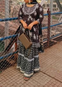 Kurta Set With Sharara & Dupatta (Women's)