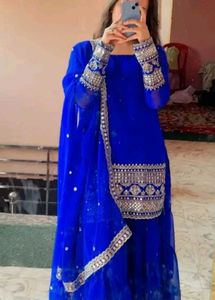 New Heavy Partywear Sharara Suit