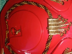 Mangalsutra With Ring And Earrings