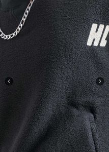 Trendy Round Neck Oversized Sweatshirt