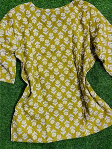 L Size Cotton Short Kurti Unused Brand New