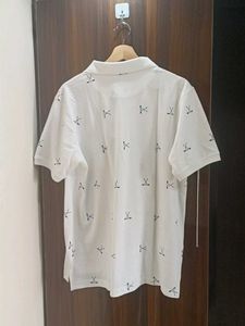 Golf Print Polo Shirt - New with Tags
