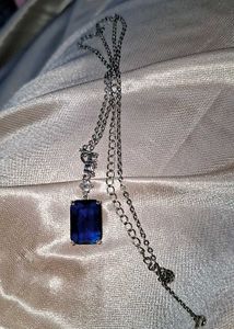 Blue Silver Necklace