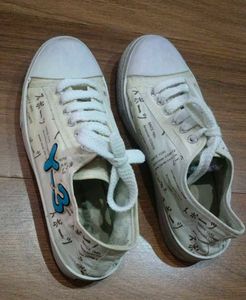 Unique Patterned Sneakers/ Canvas