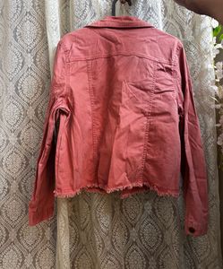 Pink Denim Jacket